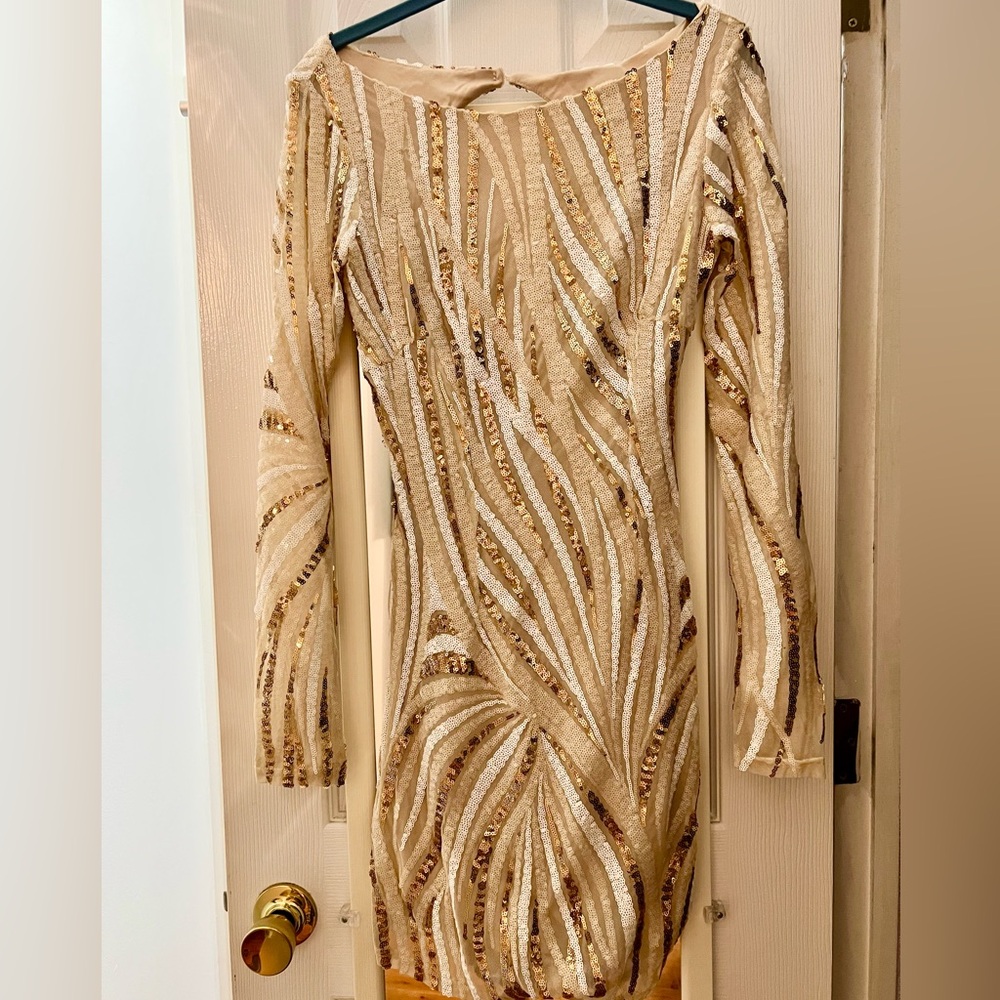 Brand New. Never Worn sequins dress.